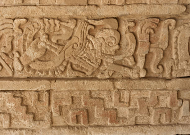 istock Relief in Tula, Mesoamerican archaeological site. Mexico 907102446