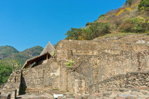 istock Ruins in Malinalco,  Archaeological site in  Mexico. 907133574