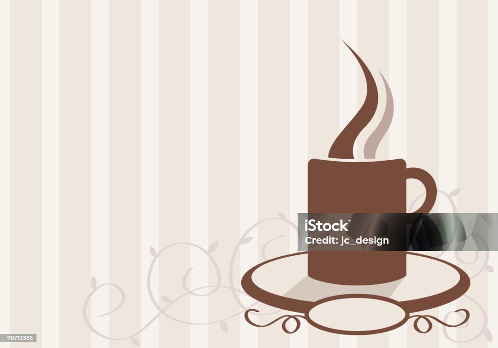 Кофе с style - Векторная графика Какао роялти-фри