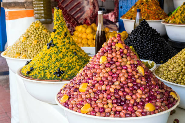 istock Olives for sale in open market 907156116