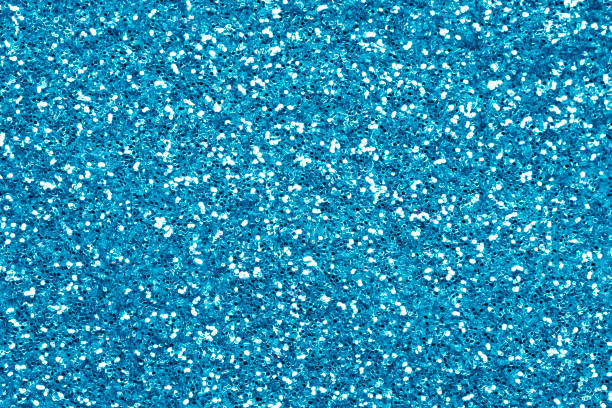 Blue Glitter Background stock photo