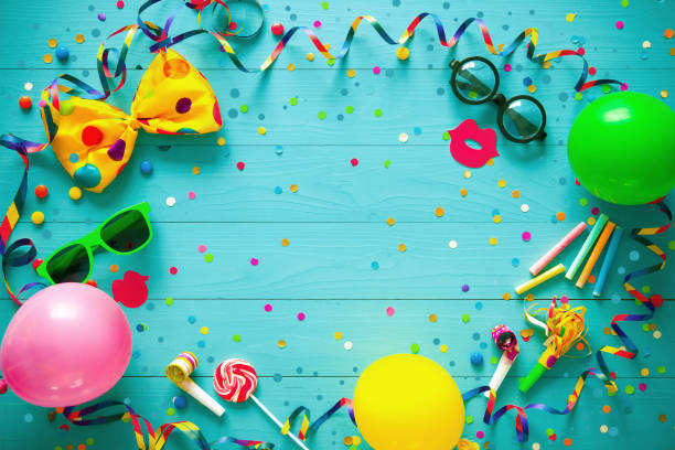 Colorful birthday or carnival background