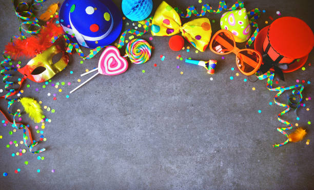 istock Colorful birthday or carnival background 907181108