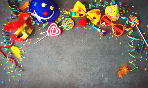 istock Colorful birthday or carnival background 907181116