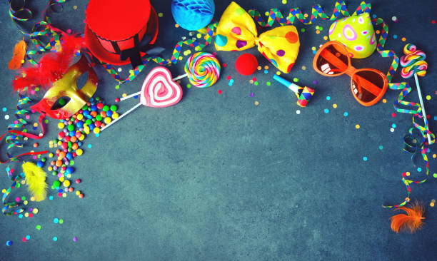 istock Colorful birthday or carnival background 907181842