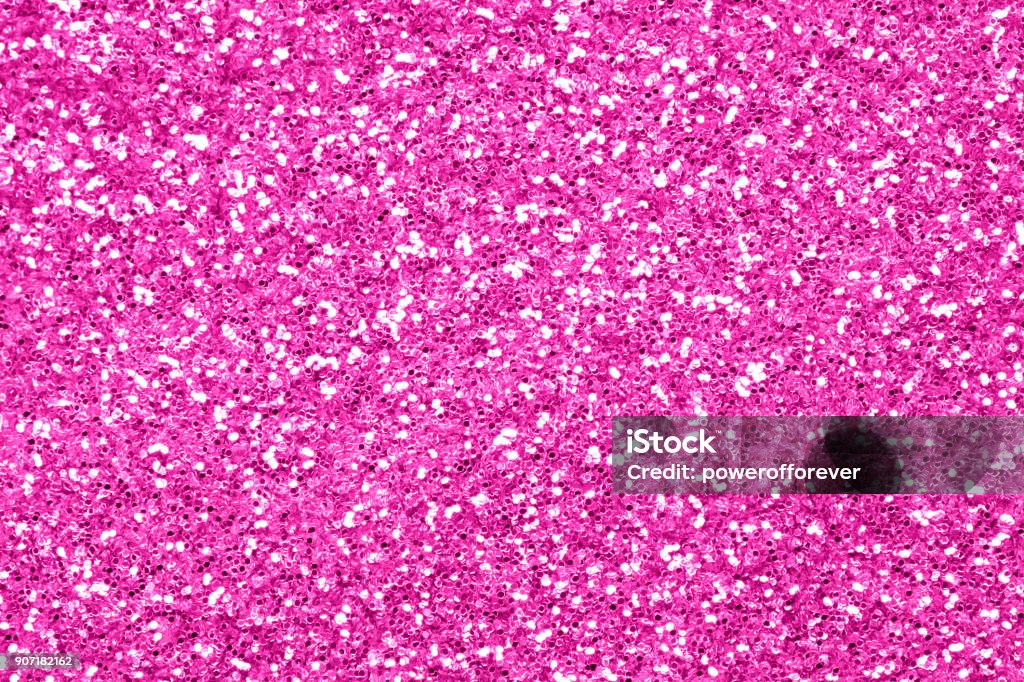 Pink Glitter Background Stock Photo - Download Image Now - Glitter,  Glittering, Pink Color - iStock