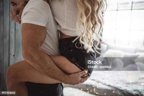 Sensual Love Stock Photo - Download Image Now - Sensuality, Couple - Relationship, Men
