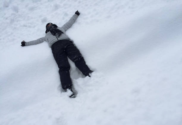 istock Happy young woman on the snow 907272494