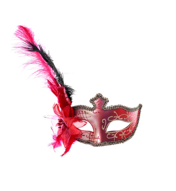 istock Venetian carnival mask isolated on white background 907289684