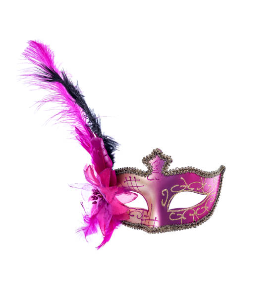 istock Venetian carnival mask isolated on white background 907289964