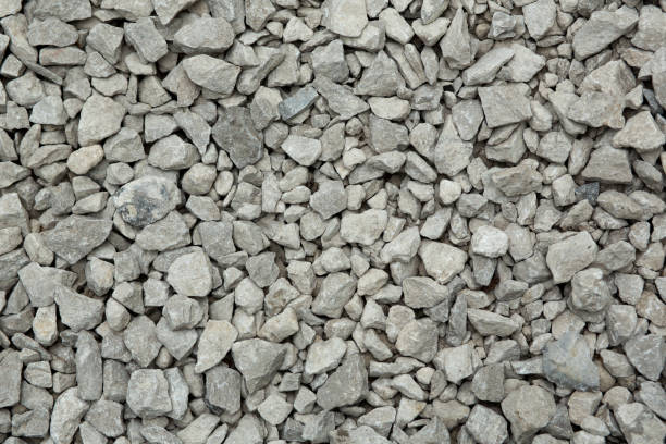 istock Gray stones, gravel. Texture backround 907290152