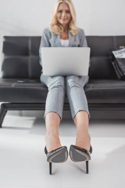 istock businesswoman working with laptop 907338096