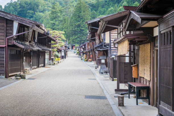 istock Narai-juku, Japan 907343190