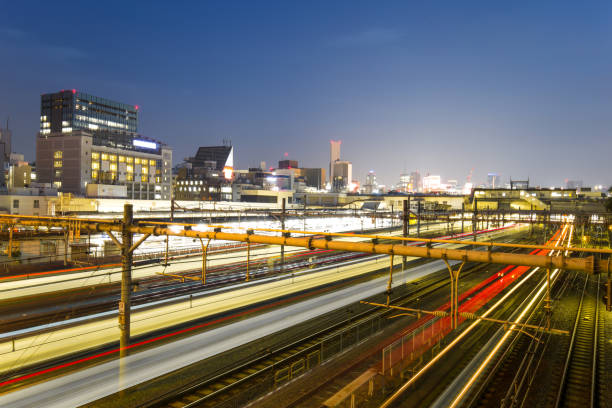 istock aerial view of railway station 907374628