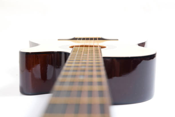 istock acoustic guitar on white background 907420724