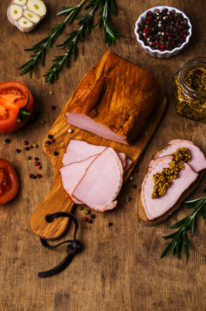 istock Large piece of smoked meat 907445114