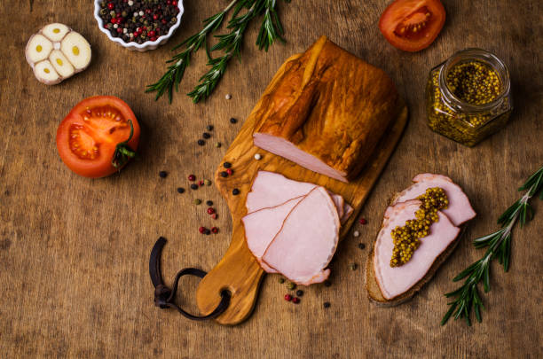 istock Large piece of smoked meat 907445148
