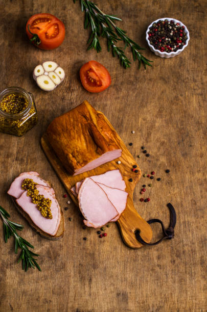 istock Large piece of smoked meat 907445182