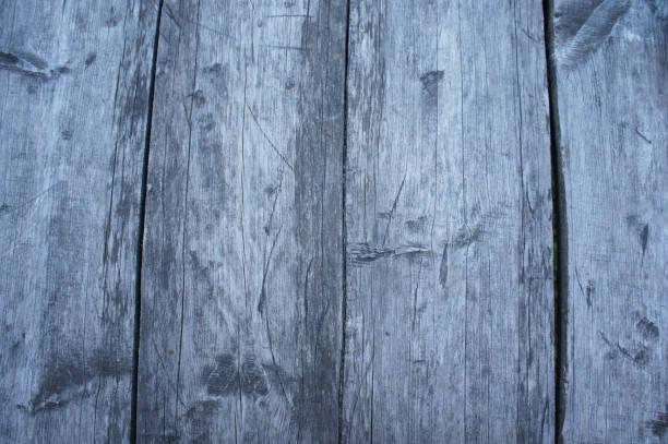 istock Gray wooden vertical planks background 907449470