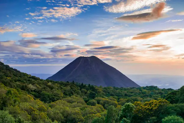 Photo of Izalco volcano in El Salvador