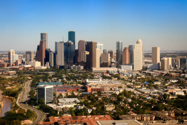 istock Downtown Houston Skyline in the daytime 907458320
