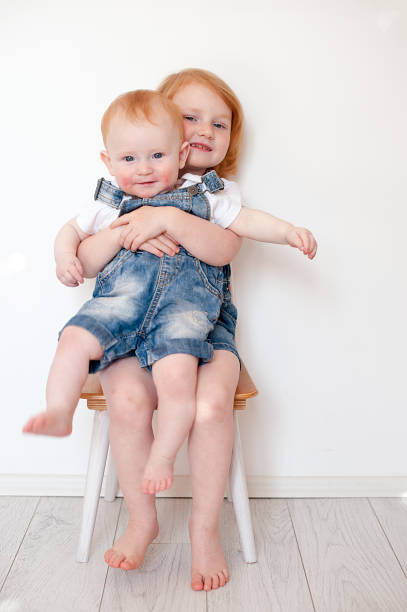 istock Girl and boy with atopic dermatitis 907482064