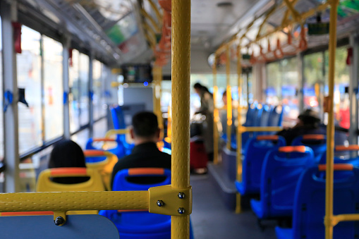 Inside the bus