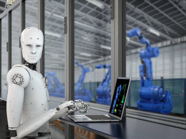 istock robot in factory 907504150