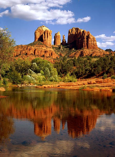 Gorgeous landscape of Oak Creek Canyon stock photo