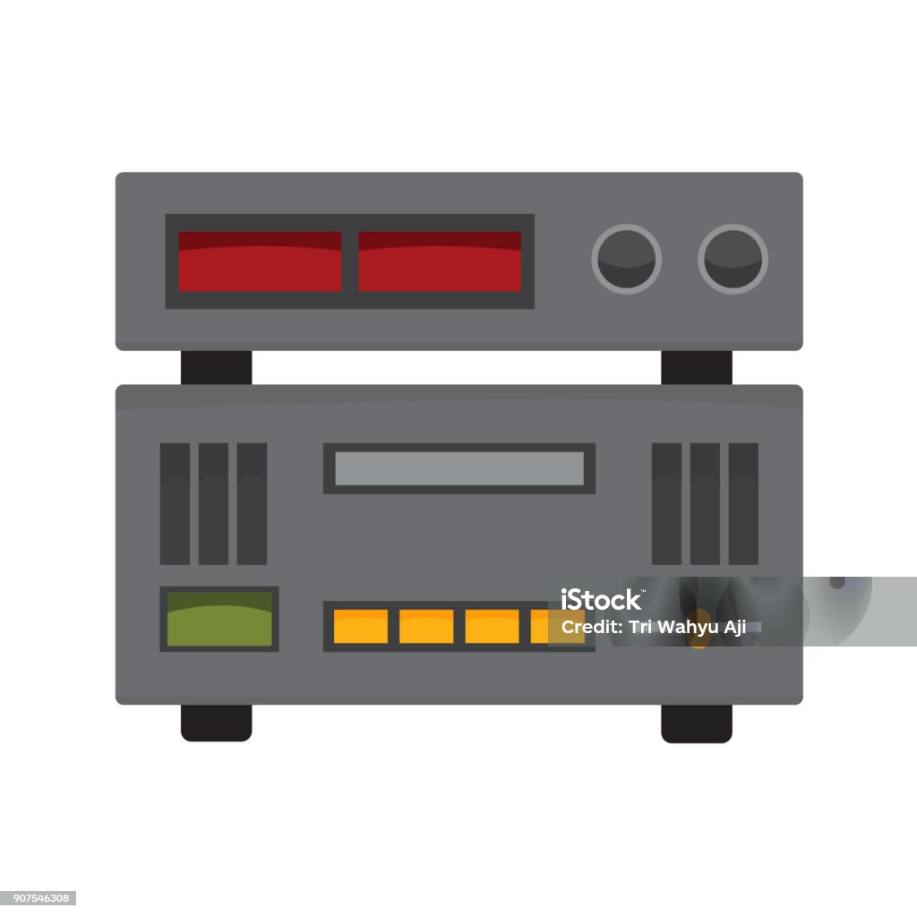 Audio Controller Vector Audio Studio Controller Stereo Vector Illustration Graphic Stock ...