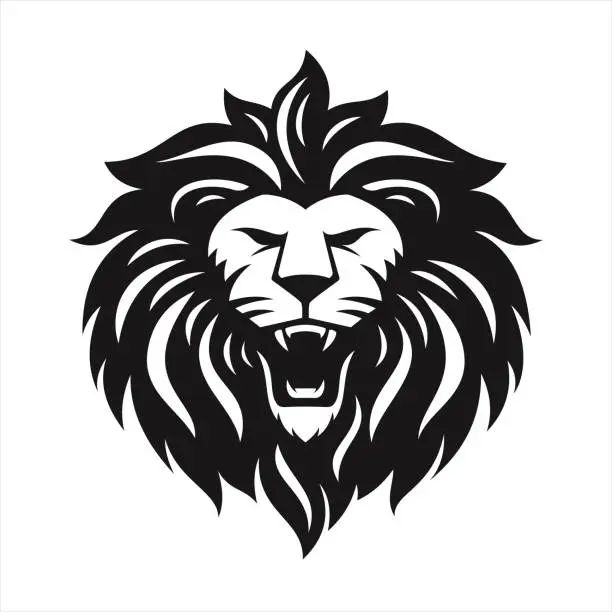 Vector illustration of Lion Head
