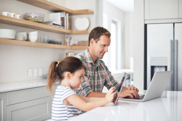 istock They've each got their own gadget 907548890