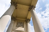 Colonnade Reistna classicist architecture detail, Lednice Valtice Moravia, Czech Republic