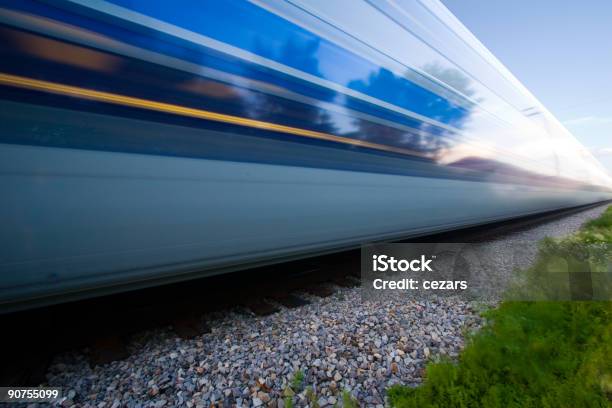 Zug In Bewegung Stockfoto und mehr Bilder von Bewegung - Bewegung, Bewegungsunschärfe, Eisenbahn