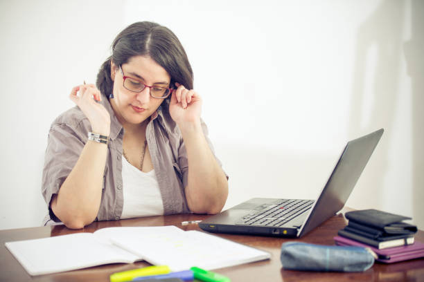 Adult Woman Working in Office
