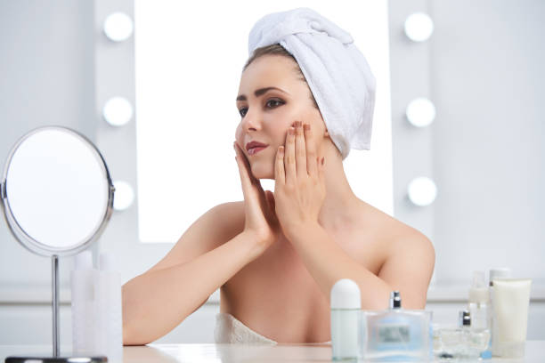 istock Aplying creams and lotions 907564180