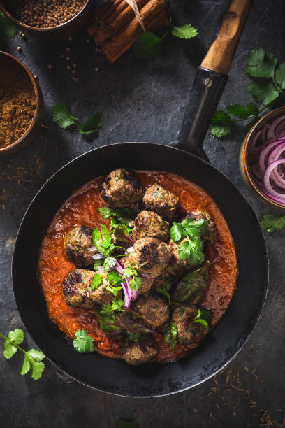 Indian Meatballs (Kofta)with Curry Sauce