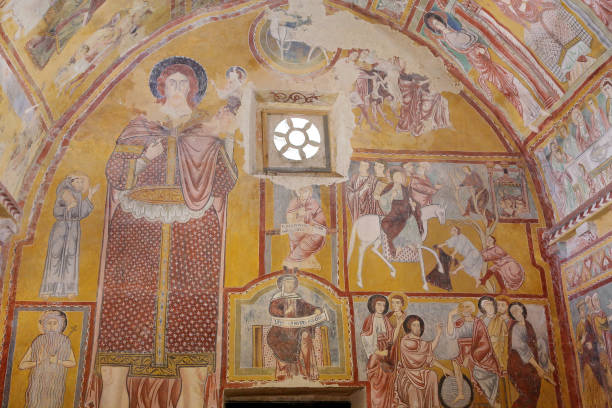 Cтоковое фото Оратория Святого Пеллегрино в аббатстве Санта-Мария.