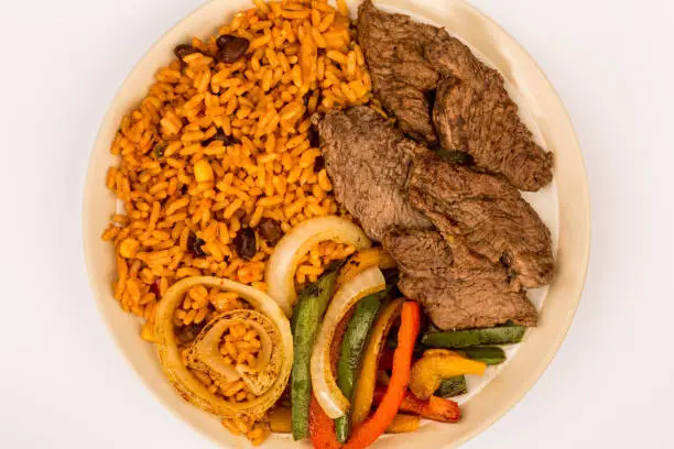 Photo of Mexican Style Steak Fajitas With Spicy Rice