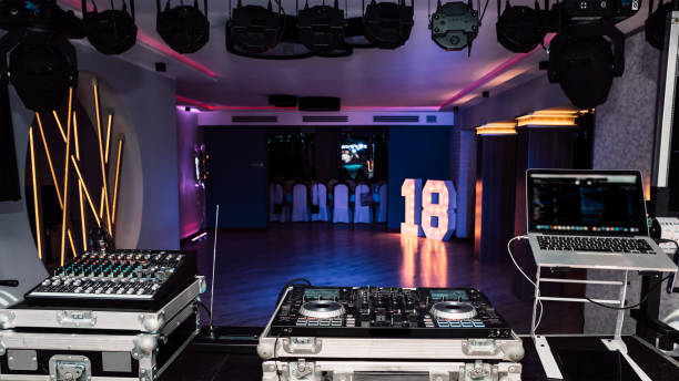 istock dj console with a view of the dance floor 907598274
