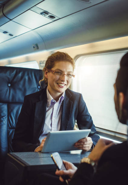 istock Business People Taking Public Transportation 907598626