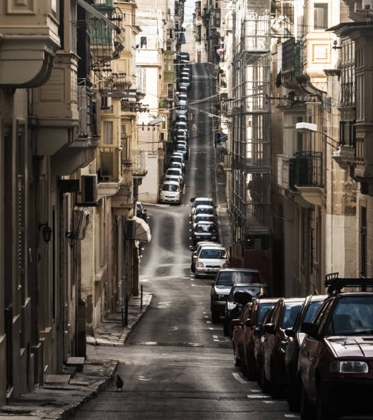 A typical Narrow Road in Senglea also known as Isla in Malta.