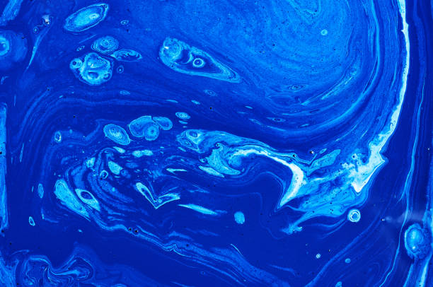 istock Abstract colorful background, wallpaper, texture. Mixing acrylic paints. Modern art. Marble texture 907615958