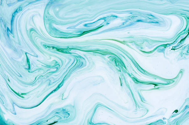 istock Abstract colorful background, wallpaper, texture. Mixing acrylic paints. Modern art. Marble texture 907617480
