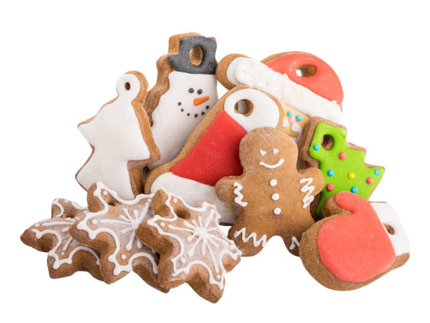 istock Cookies isolated on white background 907630408