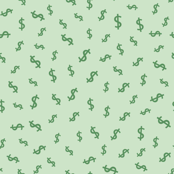 dollar musterdesign hintergrund. vektor-illustration - währungssymbol stock-grafiken, -clipart, -cartoons und -symbole