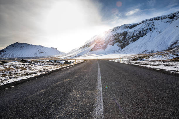 istock Exploring Iceland by car adventure on the road 907639622