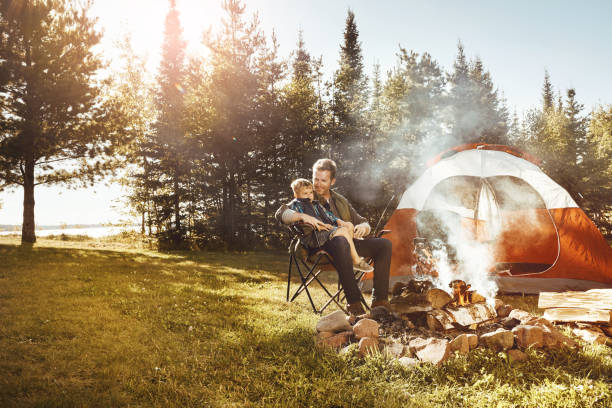 istock Son, one day you will to make your own fires 907649430