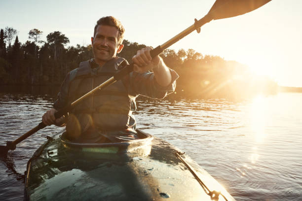 istock I think kayaking is another way of saying happiness 907650030