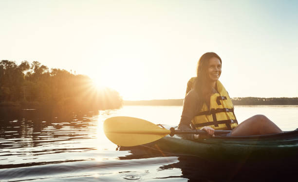 istock I'm glad I got to go kayaking 907650054